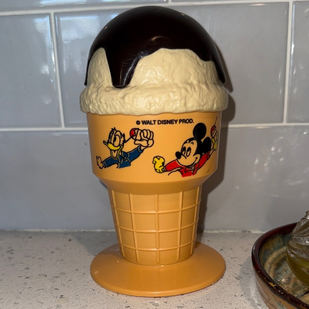Vintage Walt Disney Ice Cream Cup